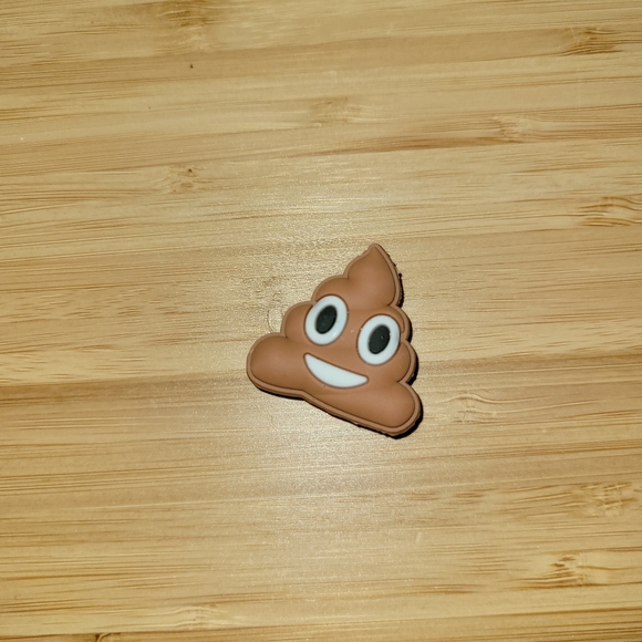 Poop emoji croc charm Clearance